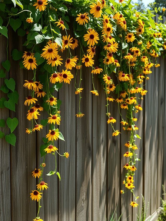 vibrant climbing flowering plant
