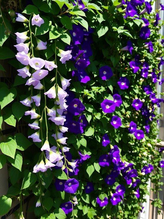vibrant climbing garden flowers