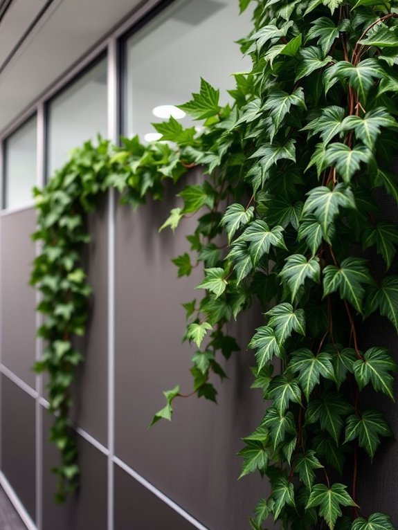 vibrant climbing green vine