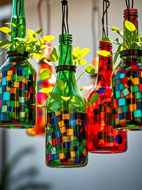 vibrant decorative glass vessels