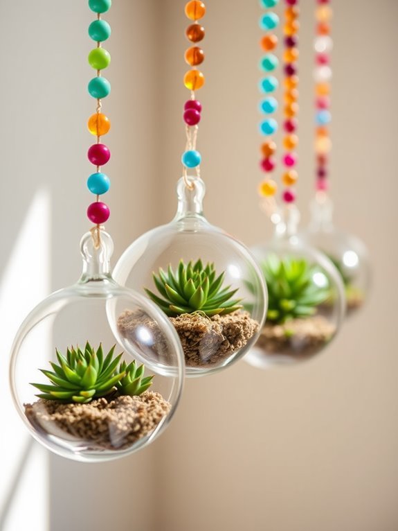 vibrant decorative plant holder