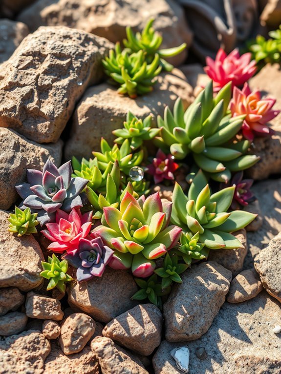 vibrant desert plant arrangement