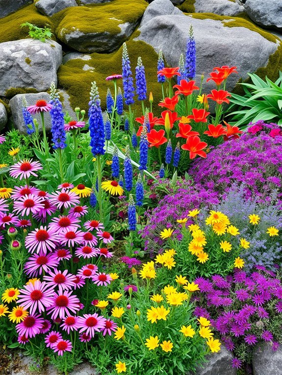 vibrant enduring stone landscape