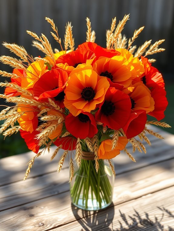 vibrant floral arrangement bouquet