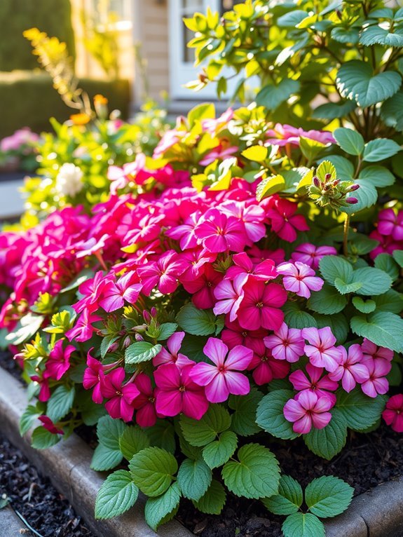 vibrant flowering garden plant