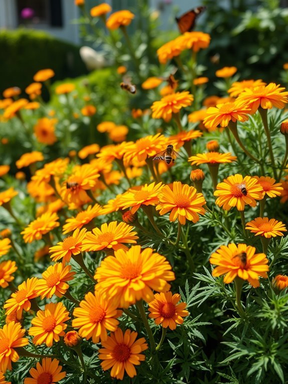 vibrant flowering garden plant