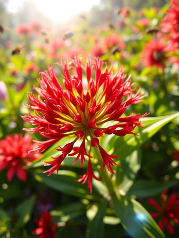 vibrant flowering herbaceous plant