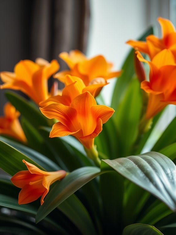 vibrant flowering indoor plant