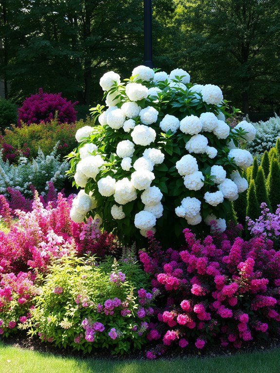 vibrant flowering shrub species