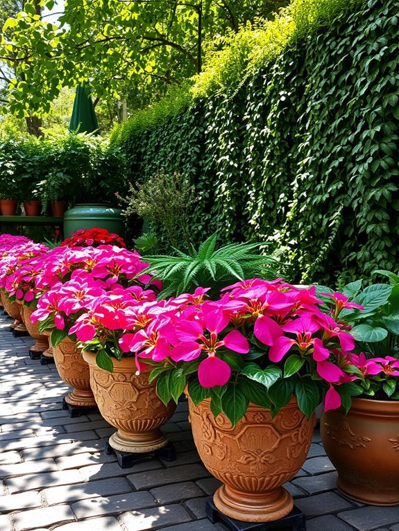 vibrant flowers for shade