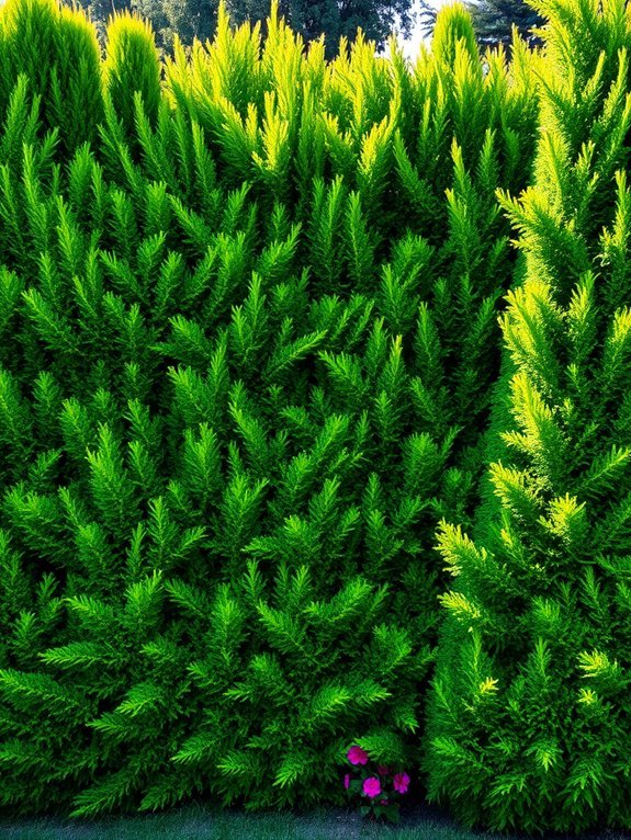 vibrant green garden boundaries