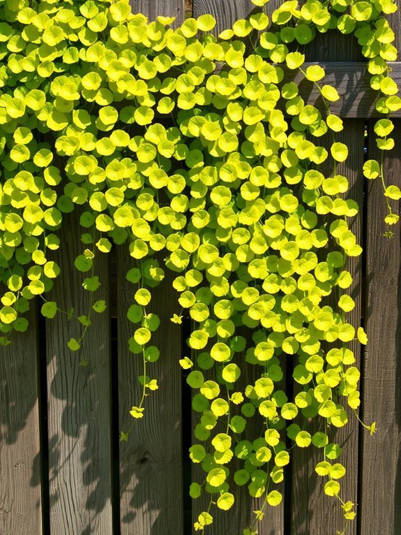 vibrant green ground cover