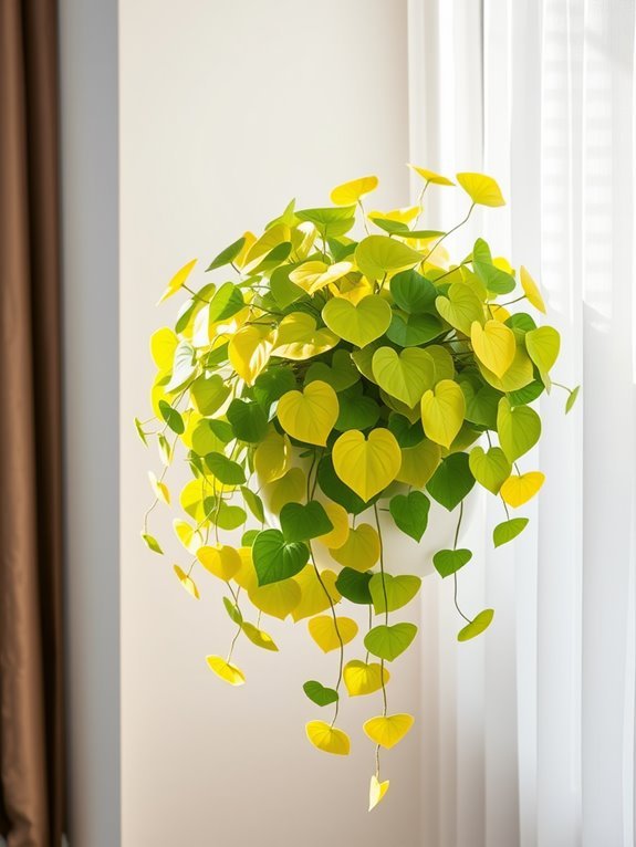 vibrant green houseplant beauty