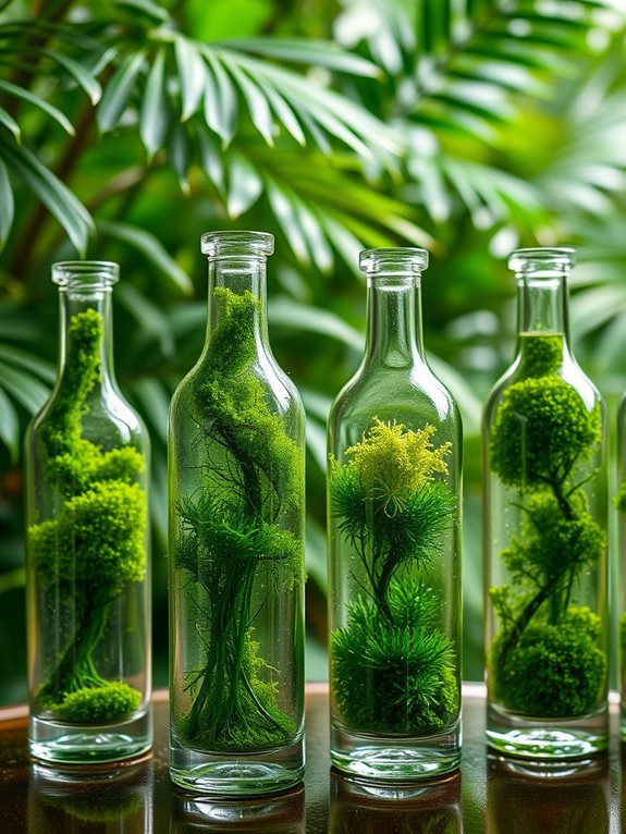 vibrant green moss habitat