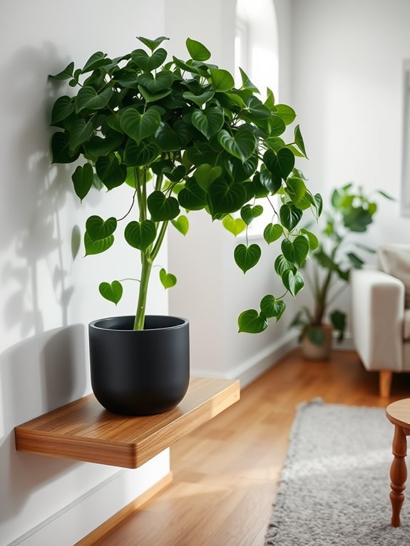 vibrant green trailing plant