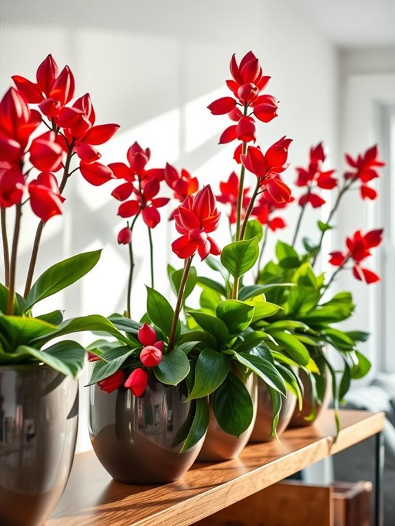 vibrant green trailing vines