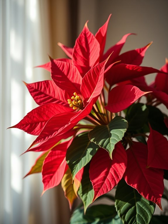 vibrant holiday plant symbol