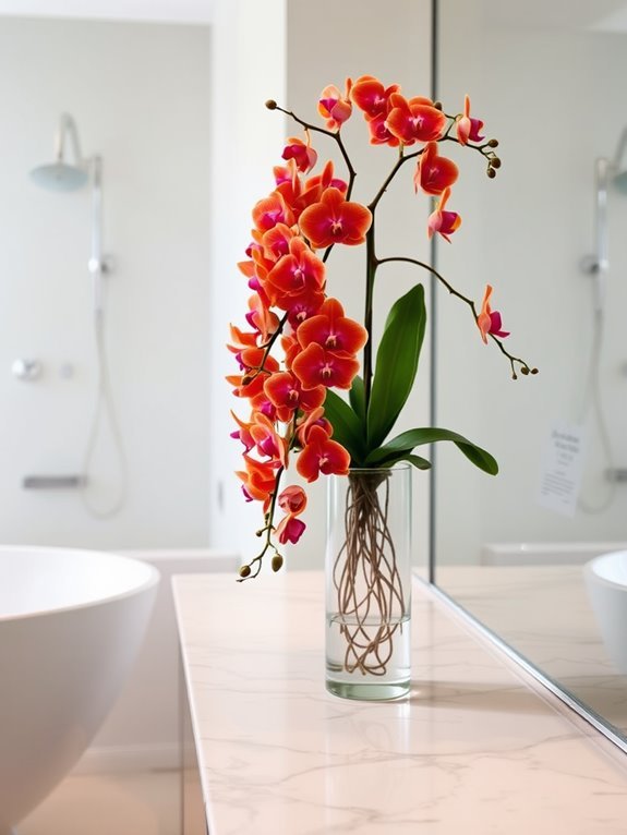 vibrant hybrid orchid beauty