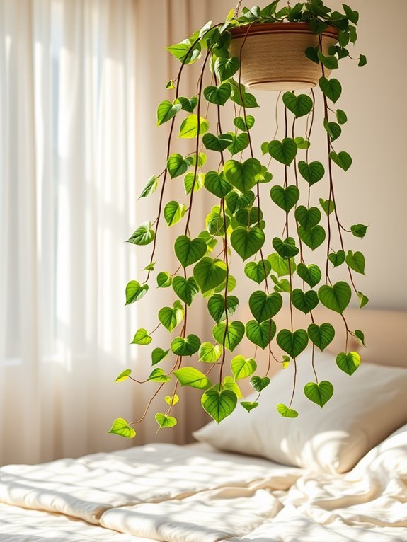 vibrant indoor climbing plant