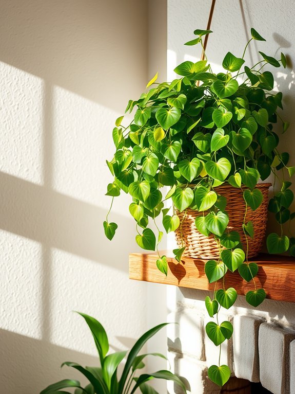 vibrant indoor trailing plant