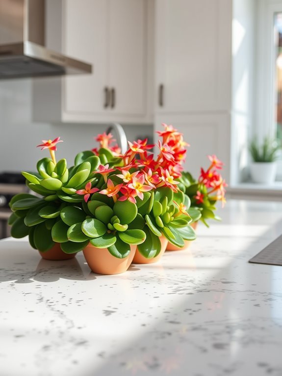 vibrant kalanchoe flowering plant