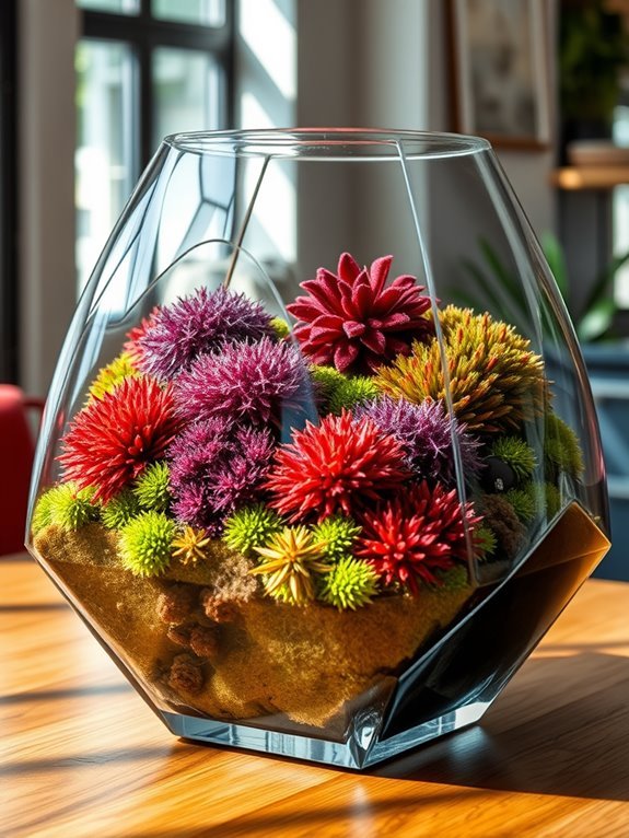 vibrant moss filled ecosystem