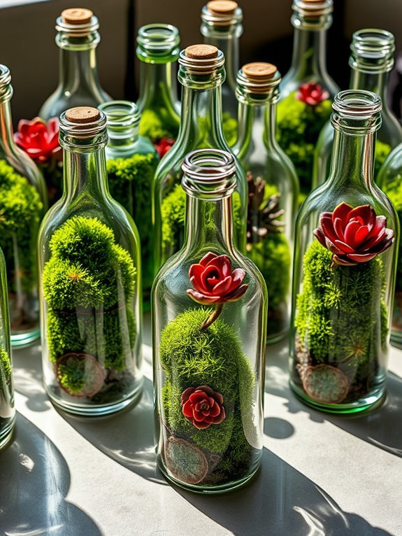 vibrant plant arrangement display