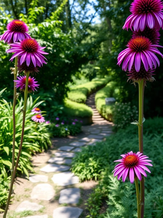 vibrant purple flowering plant
