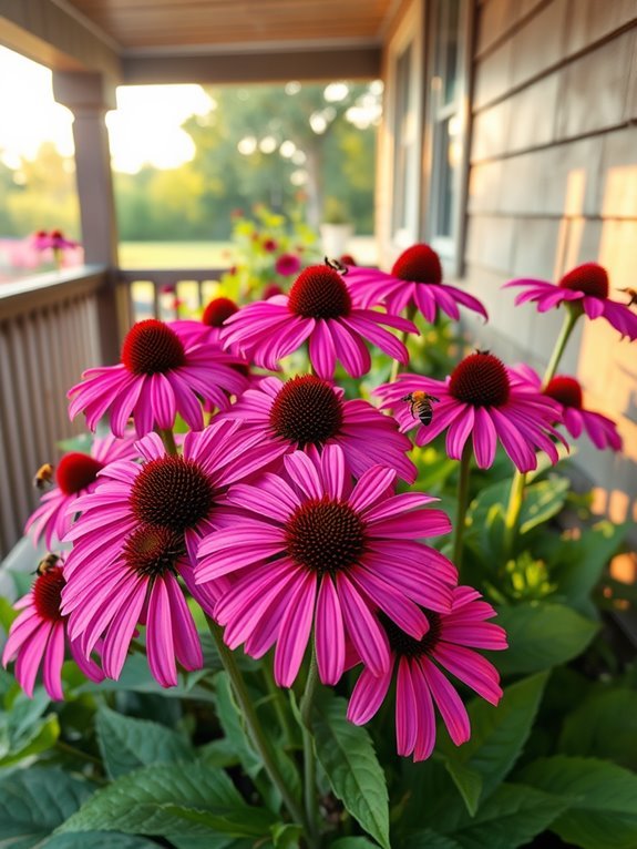 vibrant purple flowering plant