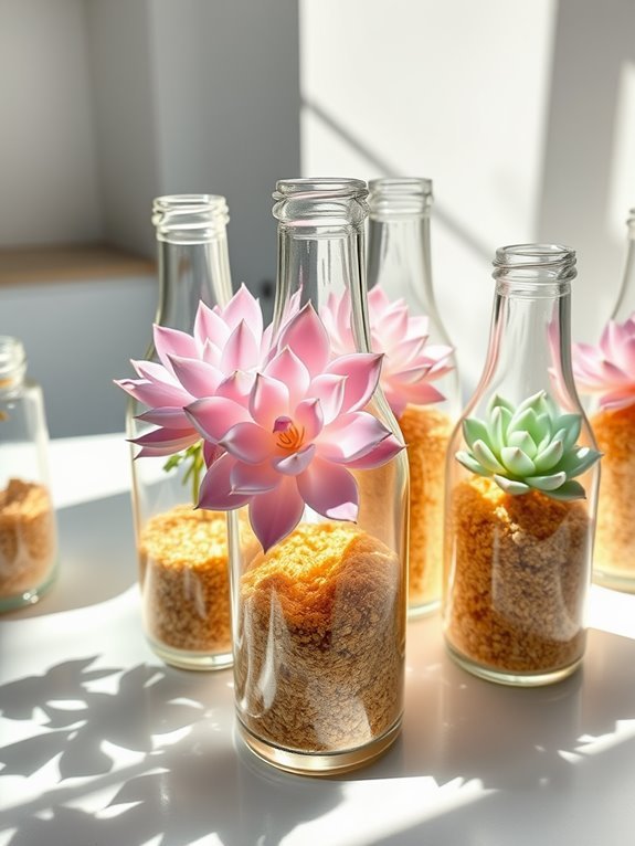 vibrant succulent garden oasis