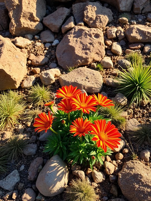 vibrant sun loving wildflower