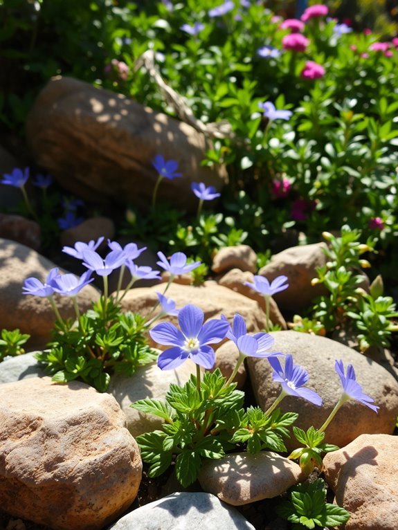 vibrant trailing flowering plant