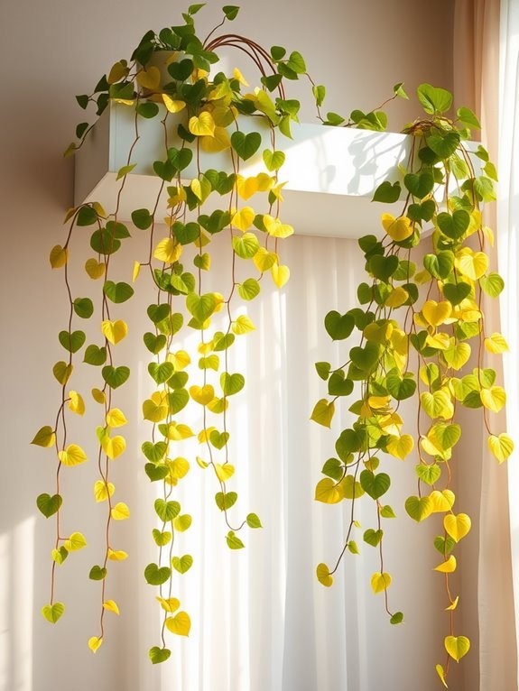vibrant trailing houseplant beauty