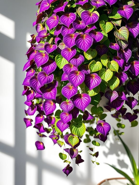 vibrant trailing houseplant species