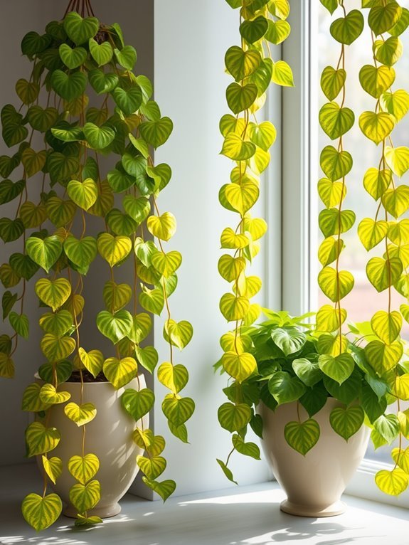 vibrant trailing houseplant species