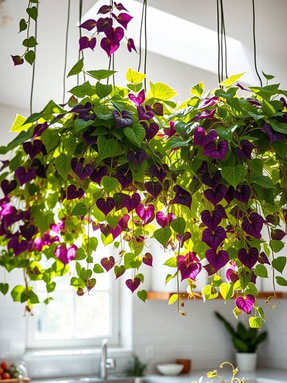vibrant trailing houseplant species