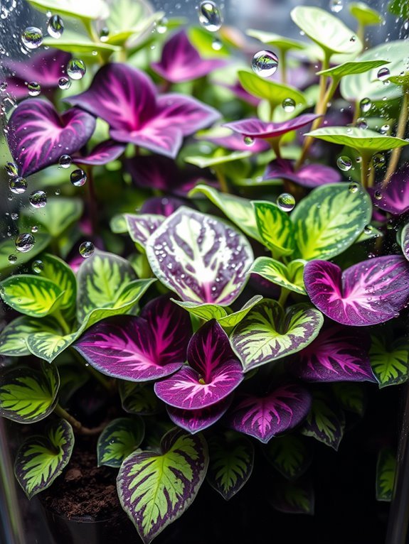 vibrant trailing houseplant species