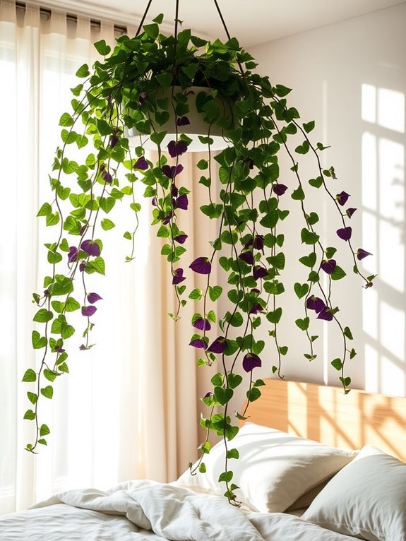 vibrant trailing houseplant species