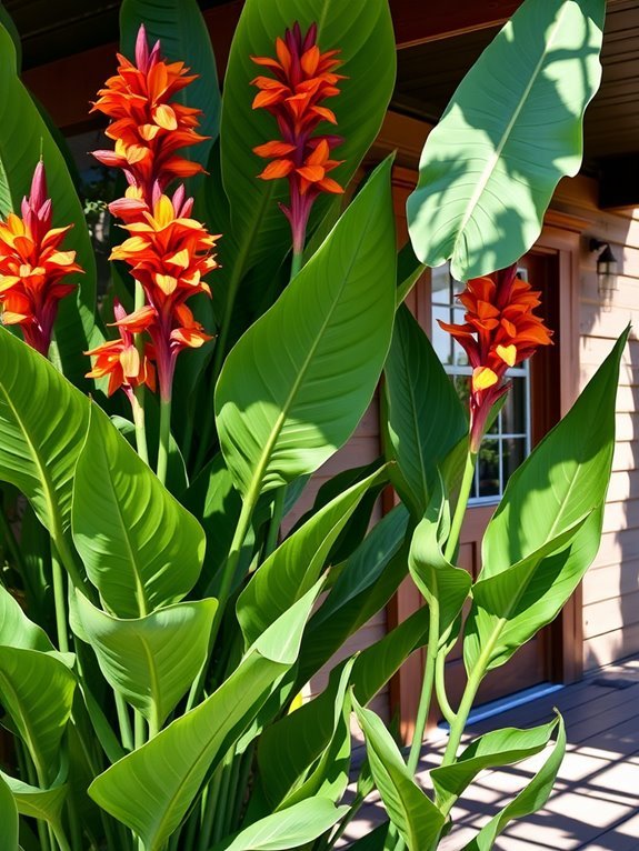 vibrant tropical flowering plant