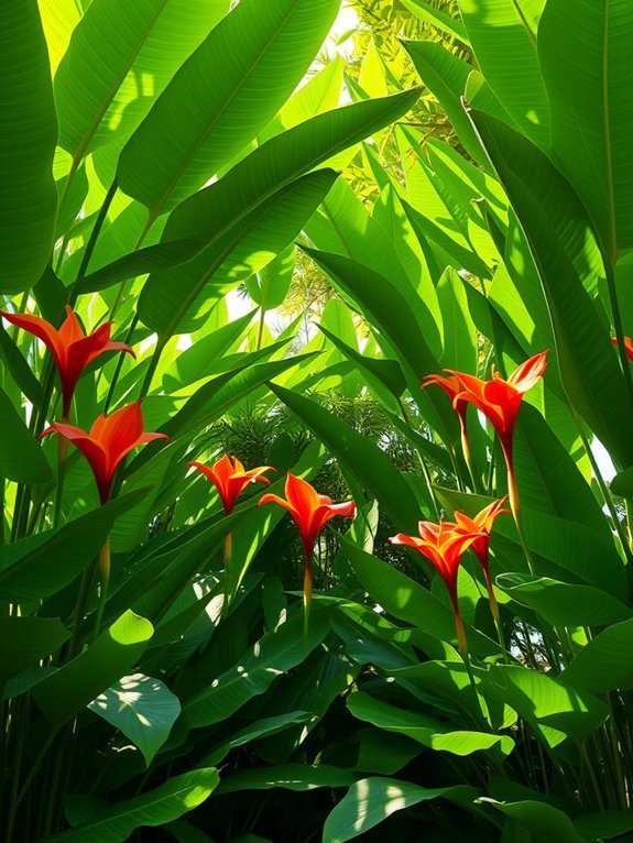 vibrant tropical flowering plant