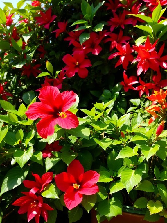 vibrant tropical flowering plant