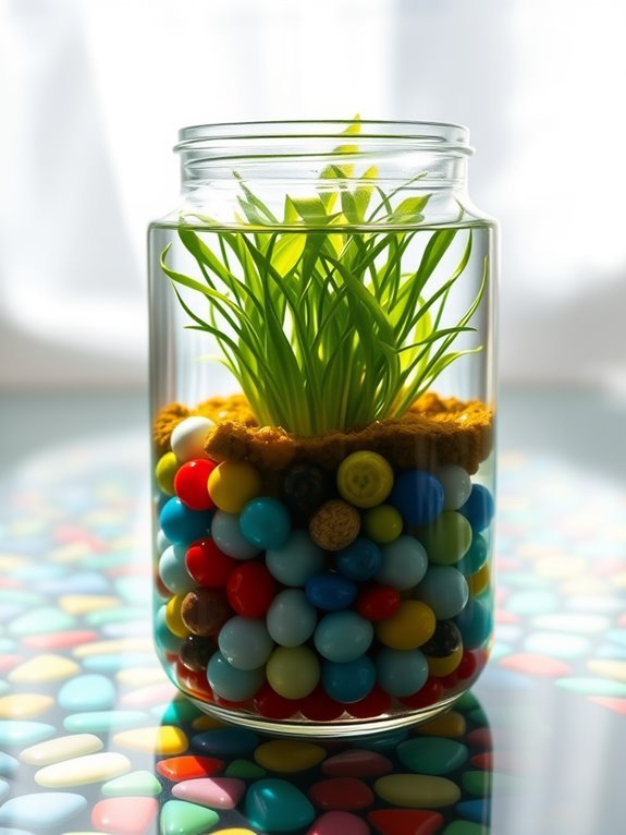vibrant underwater landscape display
