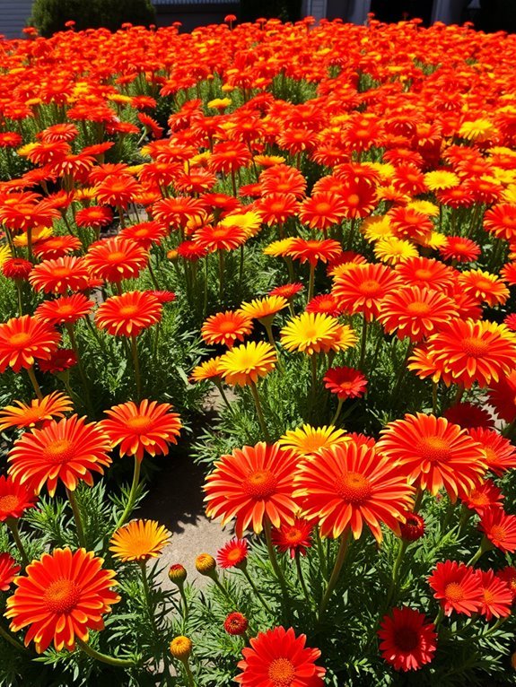 vibrant wildflower blanket display