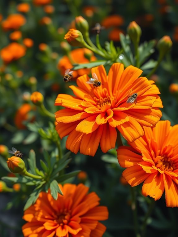 vibrant yellow flower bloom