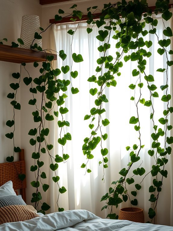 vining green climbing plant