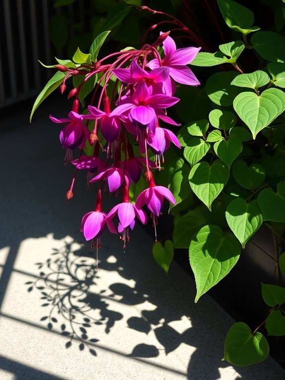vivid pinkish purple flower color