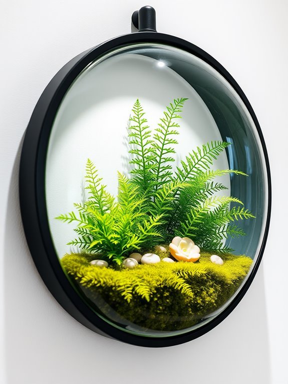 wall mounted plant display