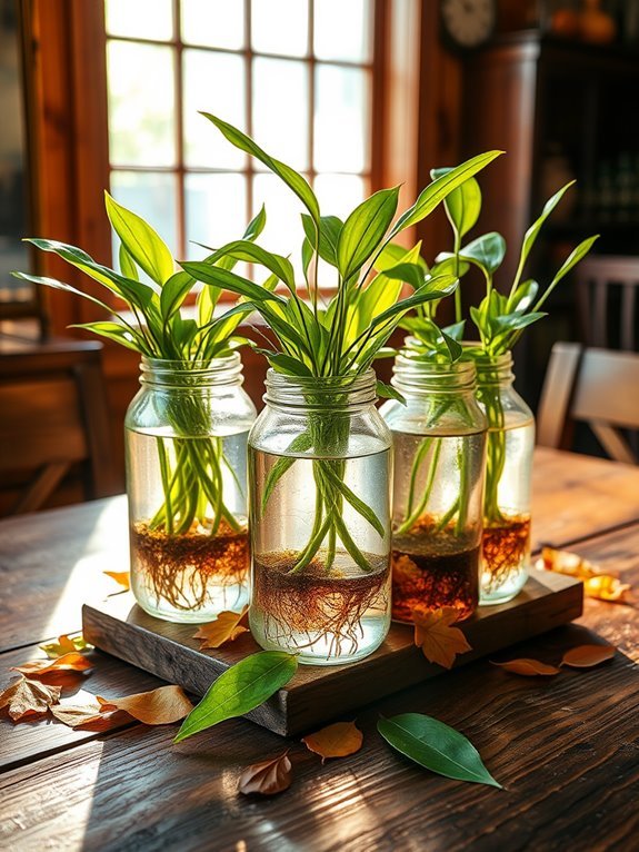 water plants seasonal arrangement