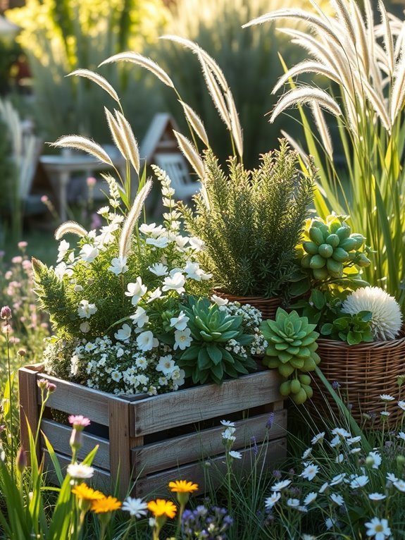 wildflower meadow bouquet arrangement