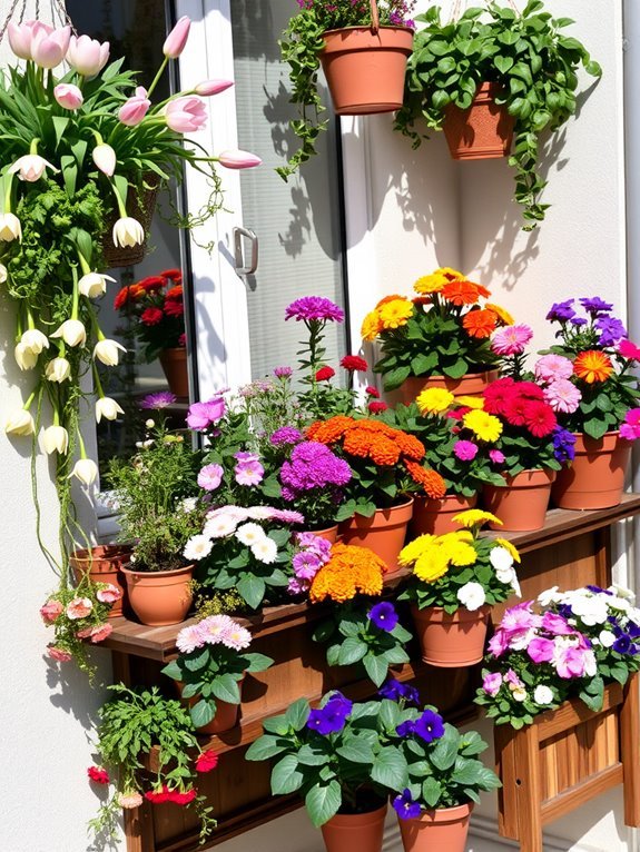 year round colorful blooms